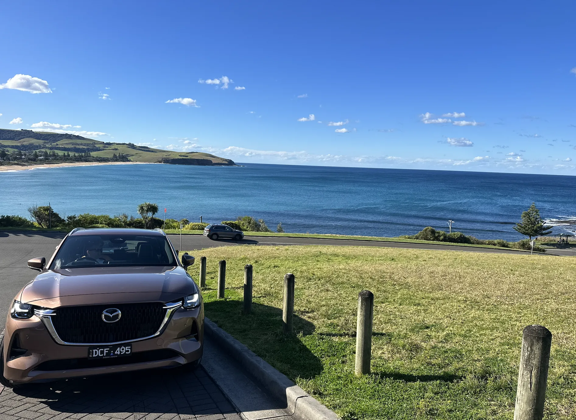 Mazda car parked on Gerringong's Tasman Drive