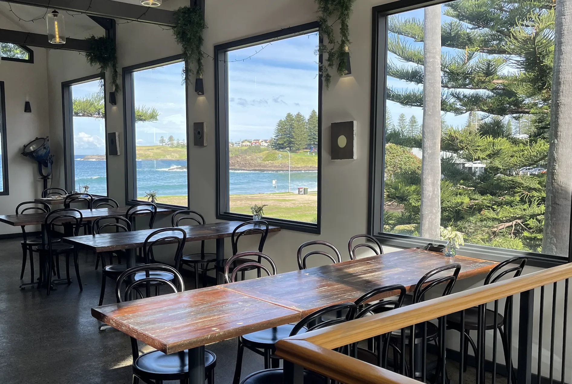 Seaside views from Silica restaurant