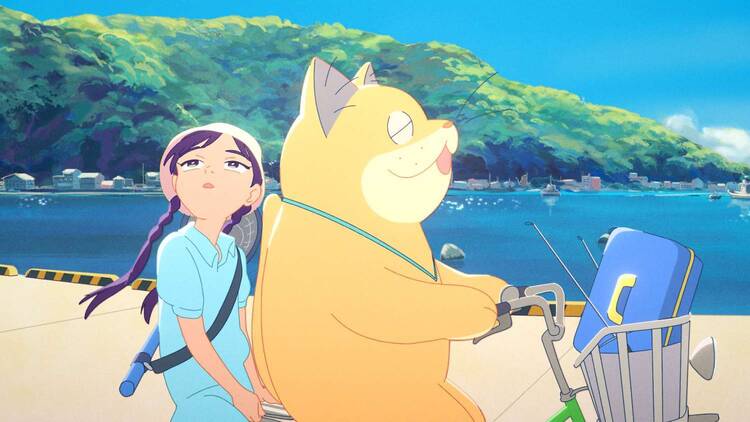 Fotograma de la película Anzu, el gato fantasma Fotograma de la película Anzu, el gato fantasma