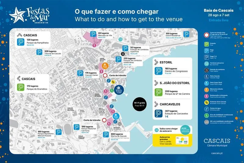 festas do mar estacionamento