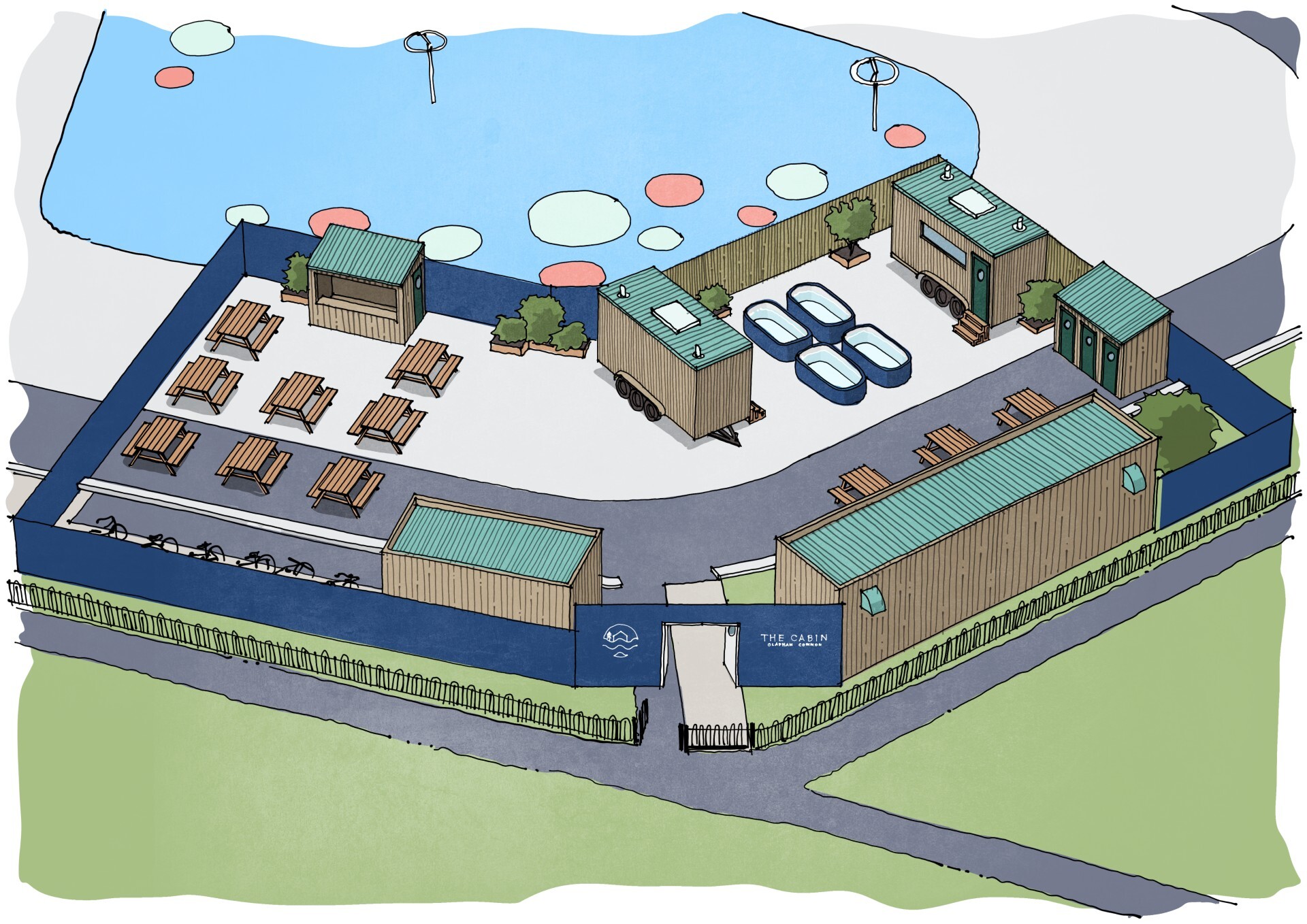 South London is getting a new outdoor sauna complex