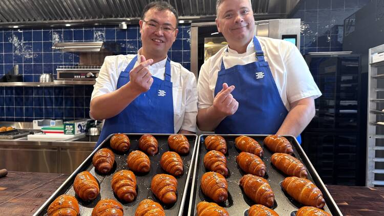 Bakehouse 銅鑼灣店九月限定⻄貢鹽⽥梓海鹽⽜油麵包