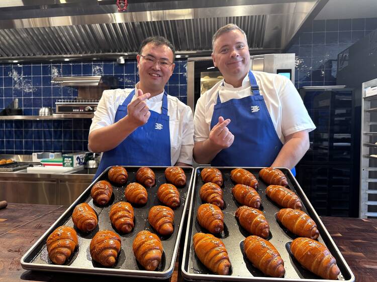 Bakehouse 銅鑼灣店九月限定⻄貢鹽⽥梓海鹽⽜油麵包