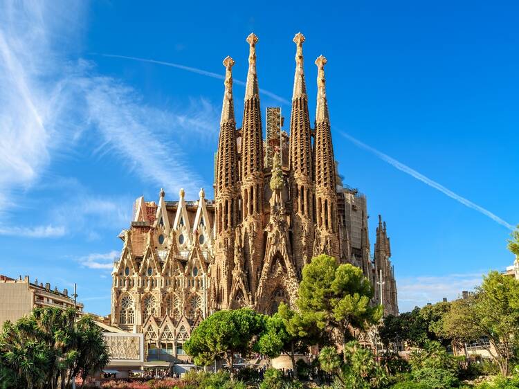 See Catalan modernista architecture at the Sagrada Família