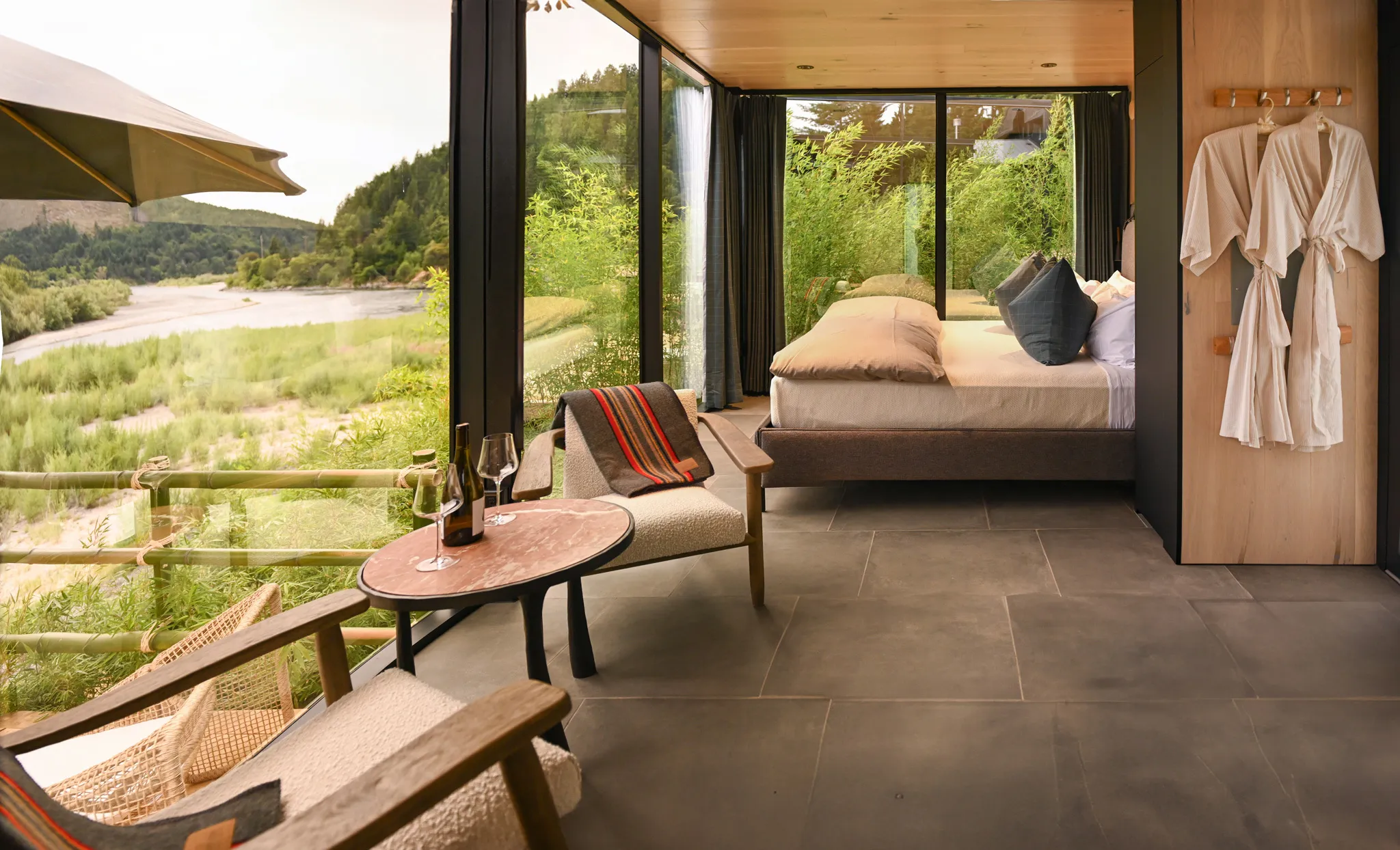 River Front Glass Cabin at Tu Tu’ Tun Lodge