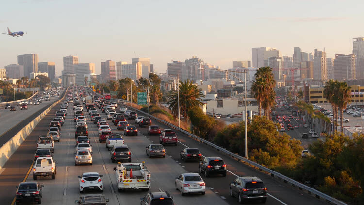 Heavy traffic in San Diego 
