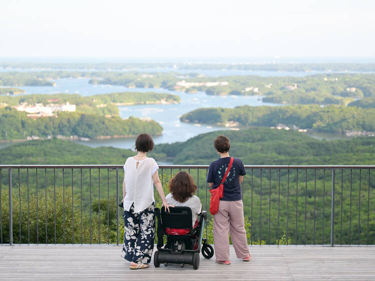 Take in the views at Yokoyama Observatory Take in the views at Yokoyama Observatory
