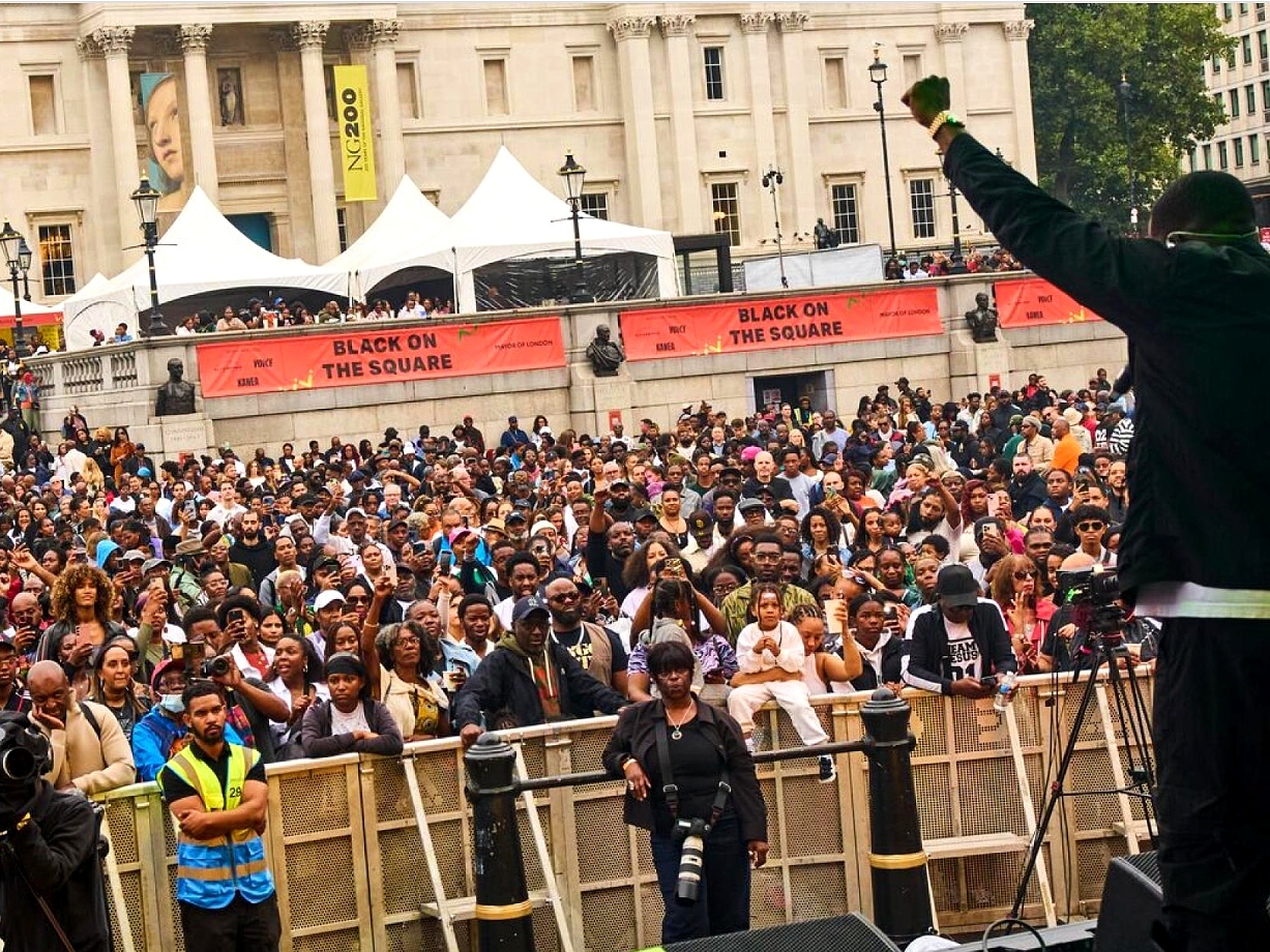 Black on the Square festival of Black Culture on Trafalgar Square