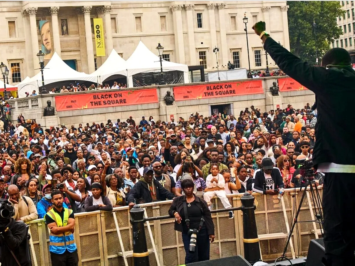 Black on the Square festival of Black Culture on Trafalgar Square