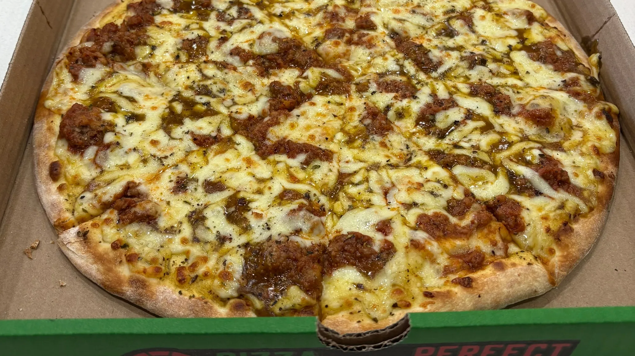 bobotie mince pizza from Pizza Perfect