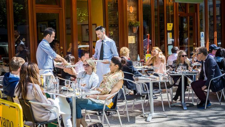 Outdoor dining in NYC