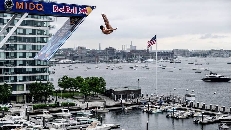 The Red Bull Cliff Diving Competition