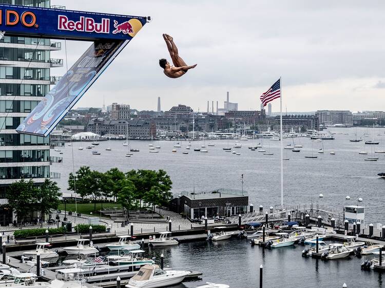 The Red Bull Cliff Diving Competition is splashing into Boston this September