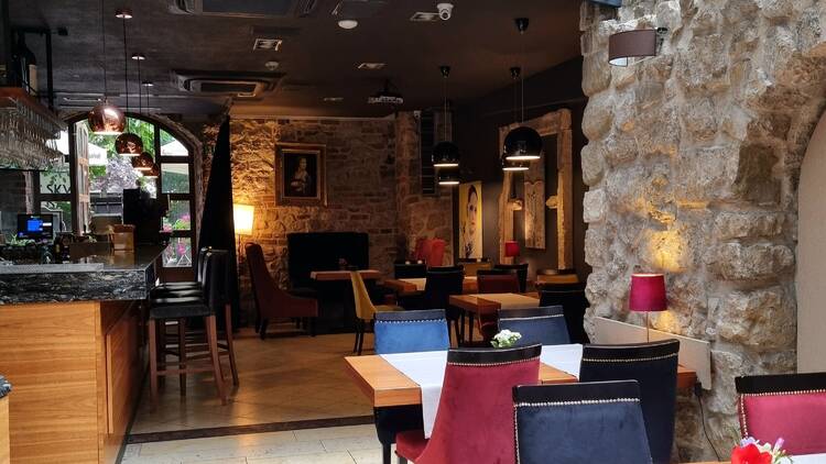 A photo of the Rubinstein Hotel restaurant