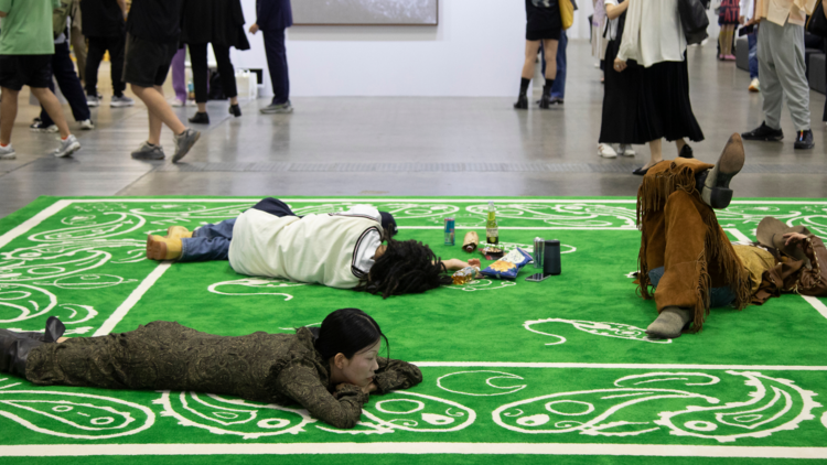 There’s a dedicated zone for installations and performance art There’s a dedicated zone for installations and performance art
