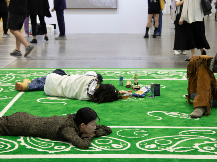 There’s a dedicated zone for installations and performance art There’s a dedicated zone for installations and performance art