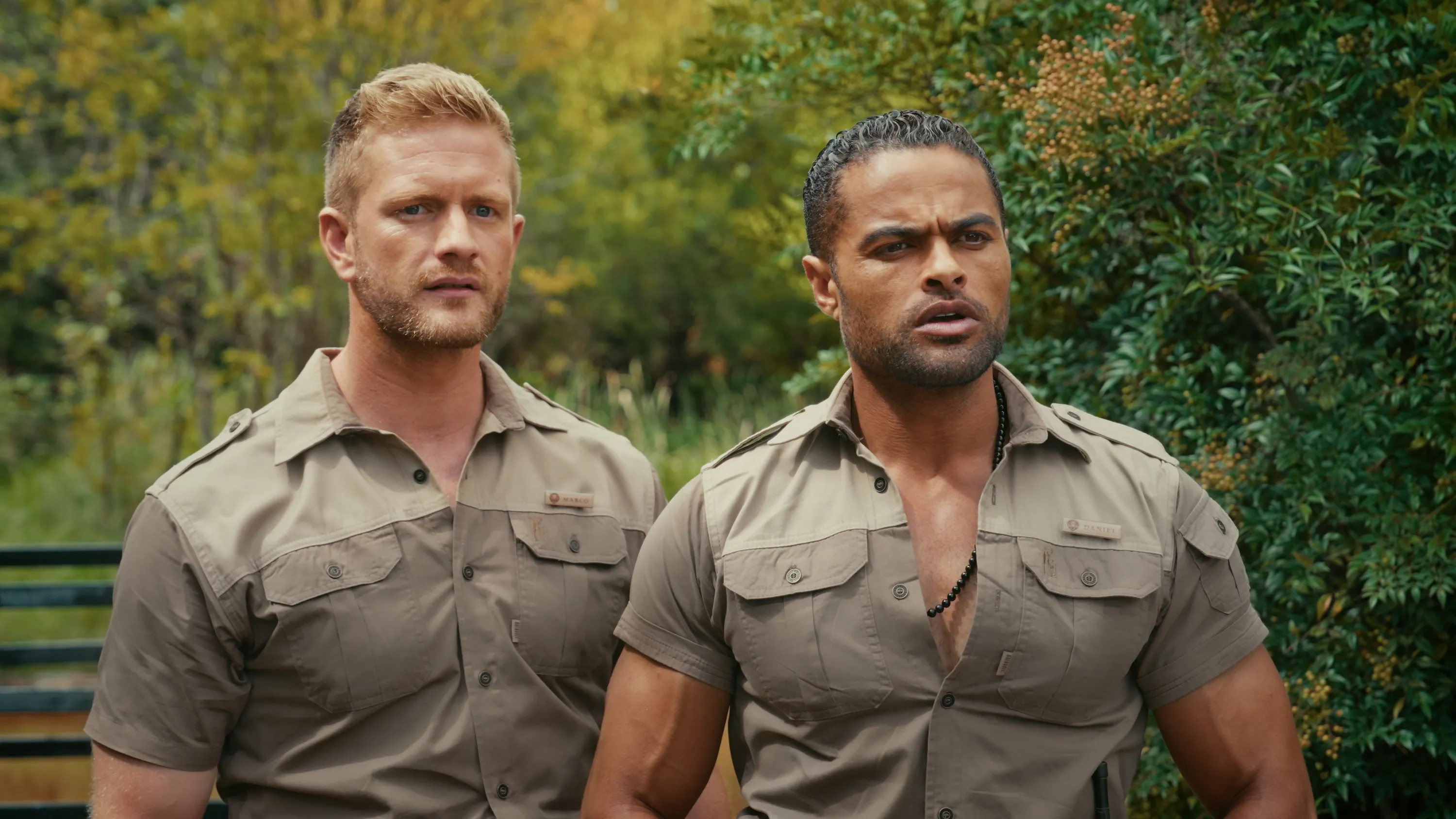 Abel Knobel and Christopher Jaftha in Khaki Fever