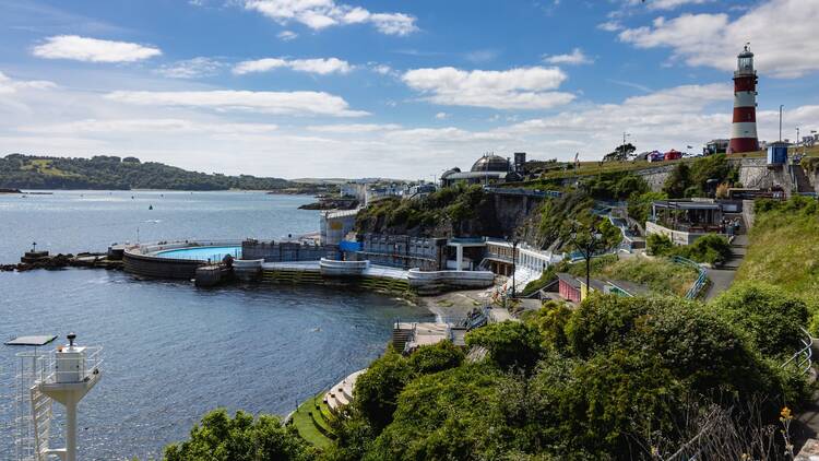 View of Plymouth harbour