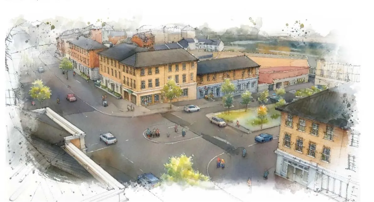 Plans for Sherford town centre