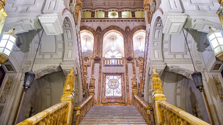 The Grand Staircase of Museo Naval