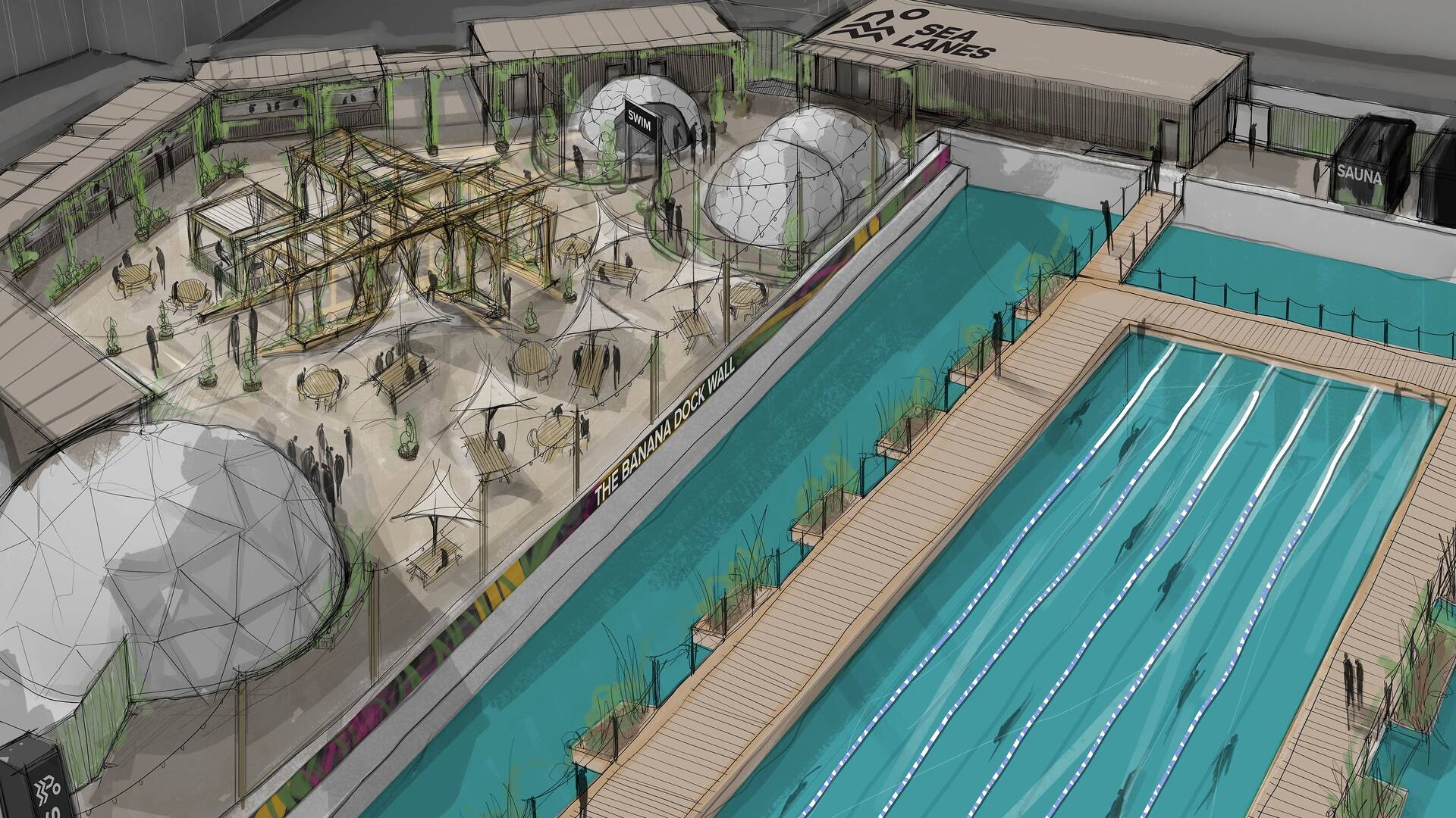 The Opening Date Has Been Revealed for Canary Wharf’s Massive New Lido ...