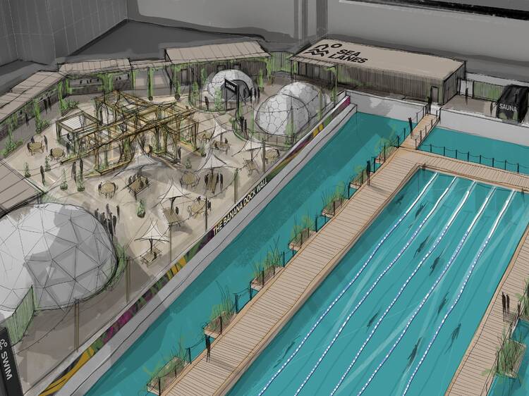 An Olympic-sized lido with saunas is coming to east London An Olympic-sized lido with saunas is coming to east London