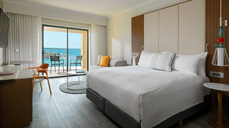 Malta Marriott bedroom and terrace