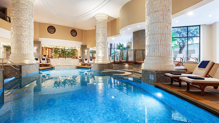 Pool and spa at Malta Marriott