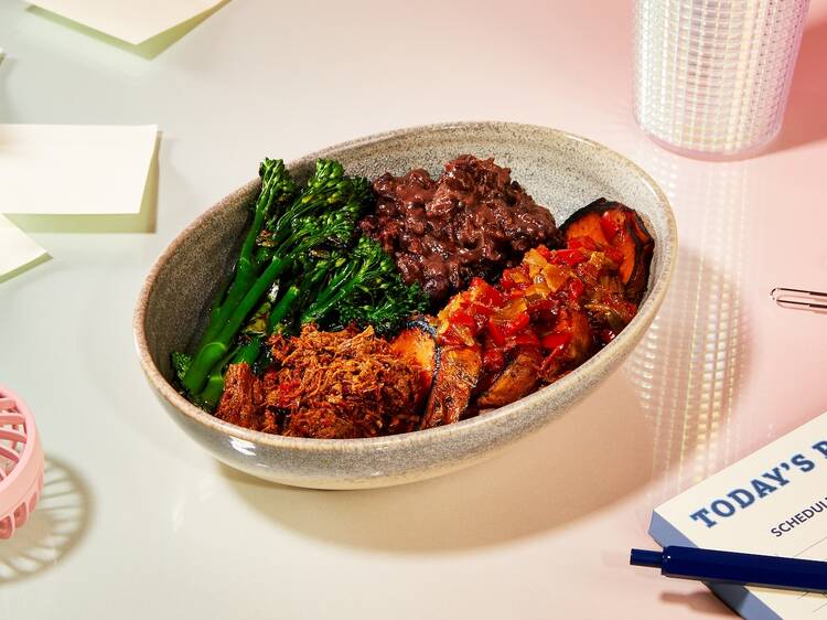Veggie Fat Loss Bowl, Arepa & Co