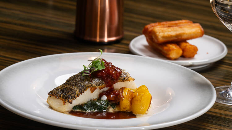 Plate of toothfish