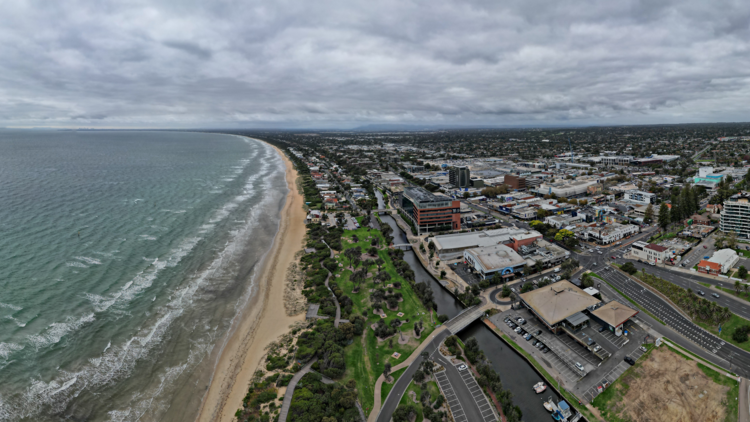 Frankston aerial view