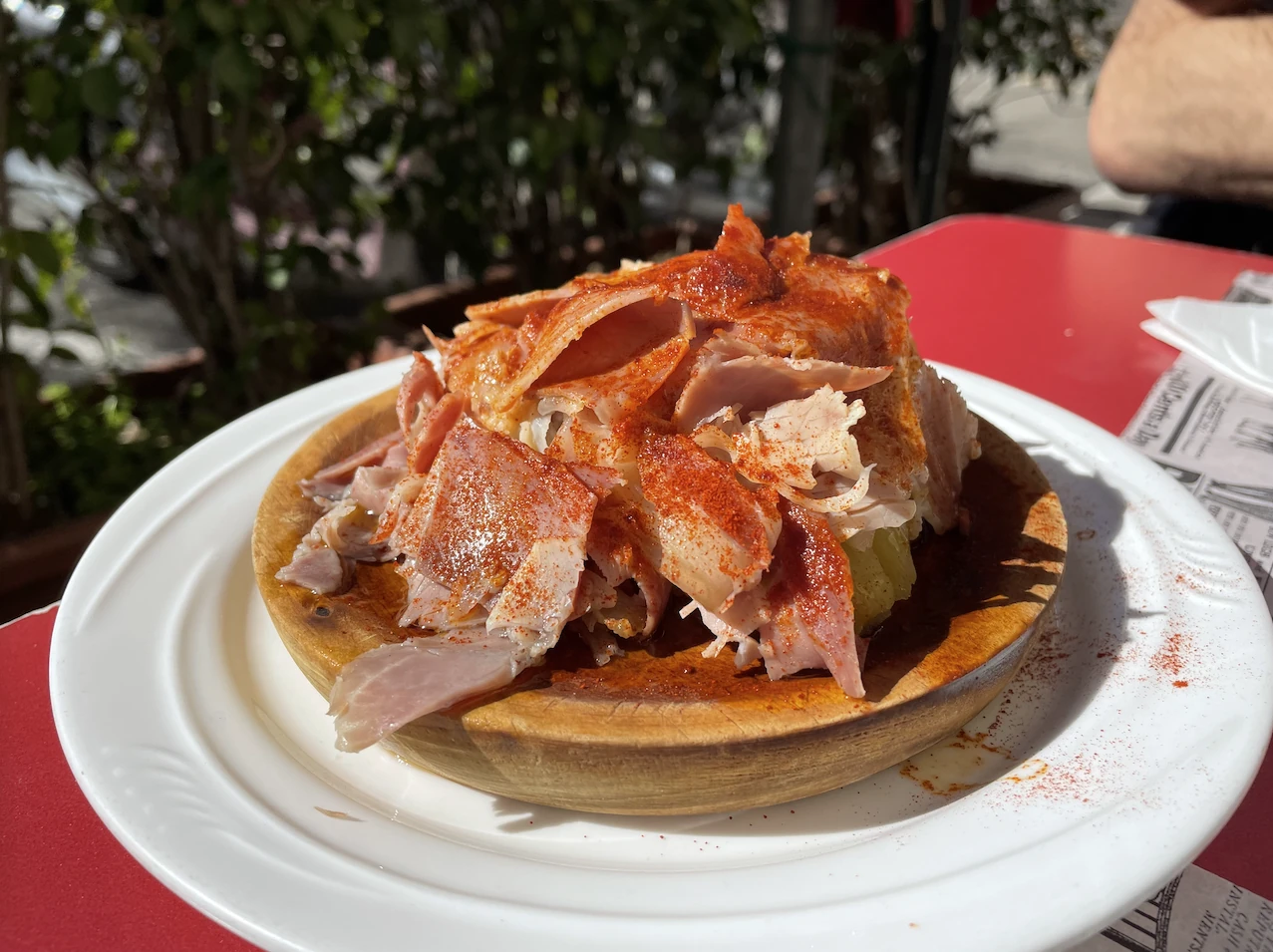 Lac&oacute;n con cachelos del Bar Galicia de Nicaragua
