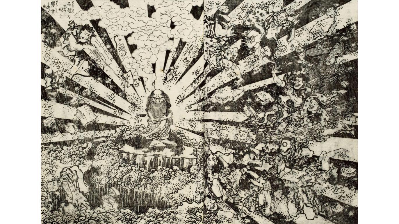 4つの放散点　　　　　絵画 HOKUSAI－ぜんぶ、北斎のしわざでした。展