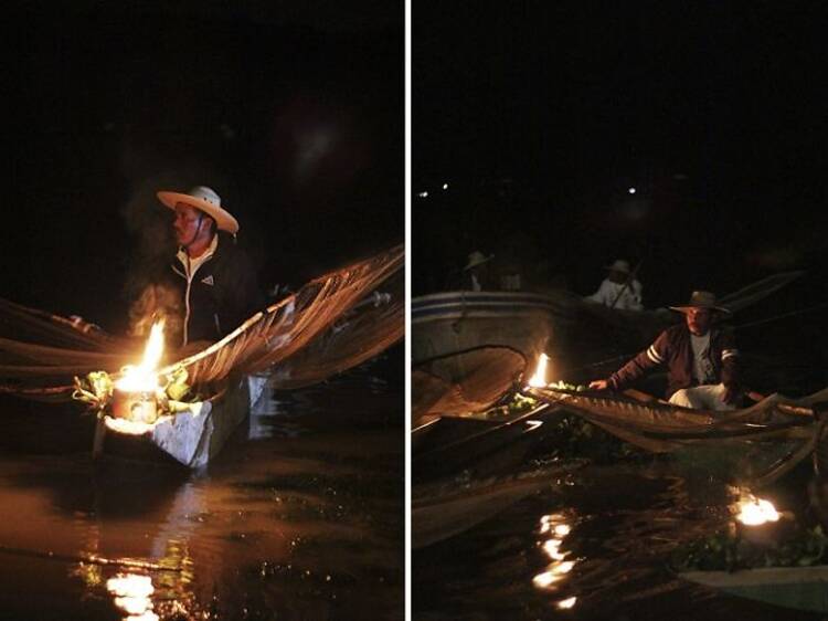 Danza de pescadores en Janitzio