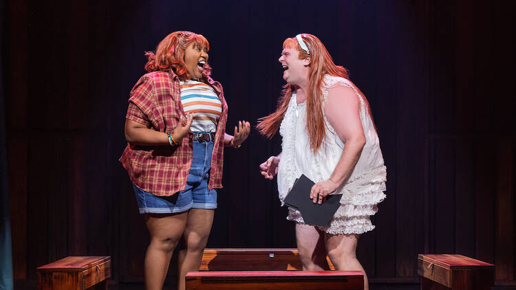 Aneesa Folds and Russell Daniels in Ginger Twinsies