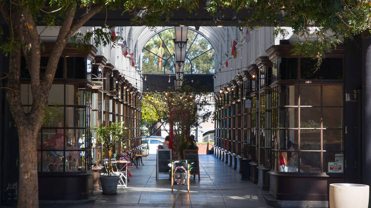 Have a TikTok-famous cup of coffee inside Burlington Arcade