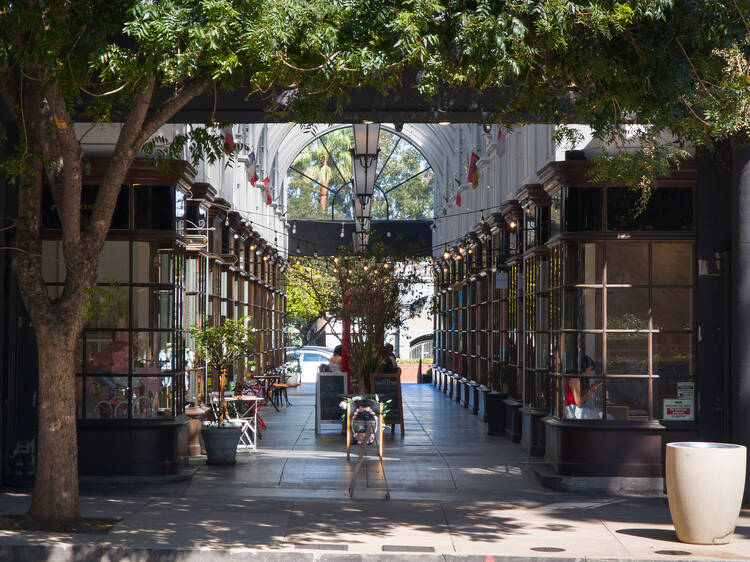 Have a TikTok-famous cup of coffee inside Burlington Arcade