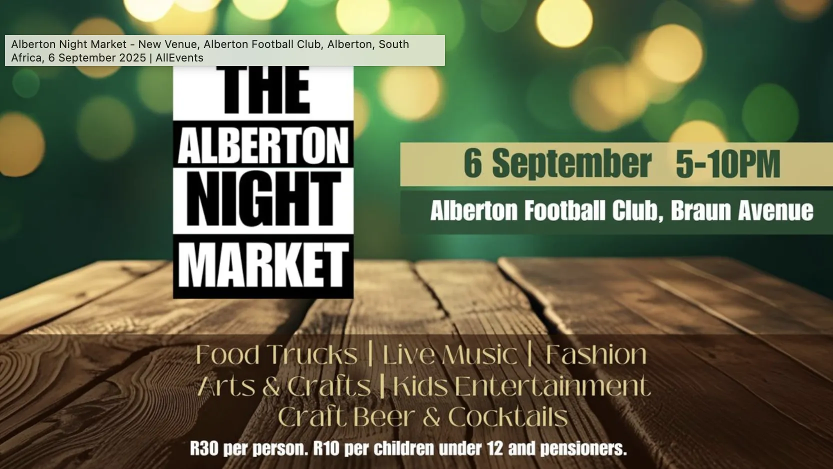 Alberton Night Market