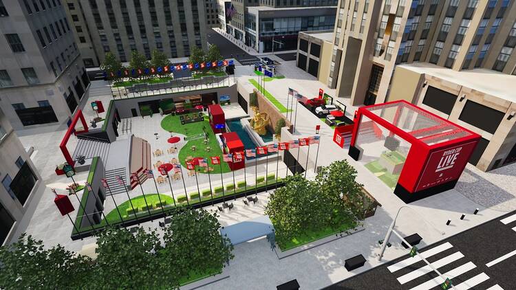 Ryder Cup Live at Rockefeller Center