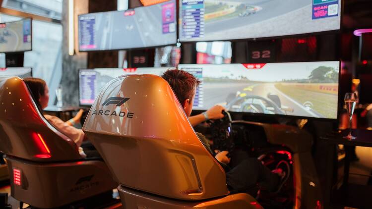 F1 Arcade. Laurence Howe 