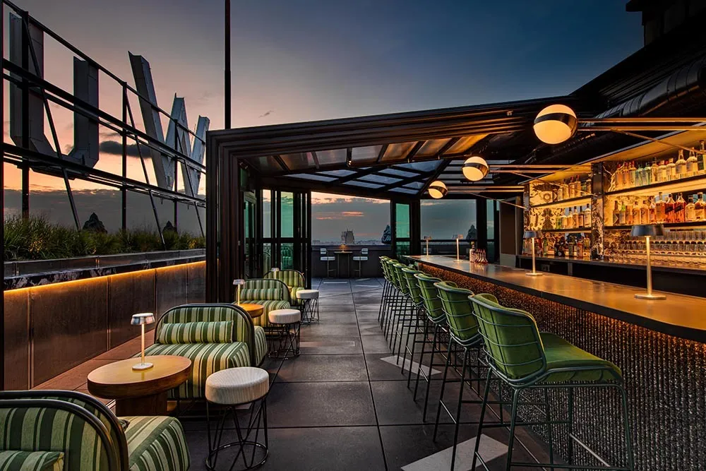rooftop bar