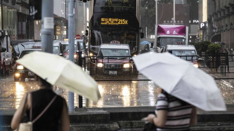 hong kong typhoon