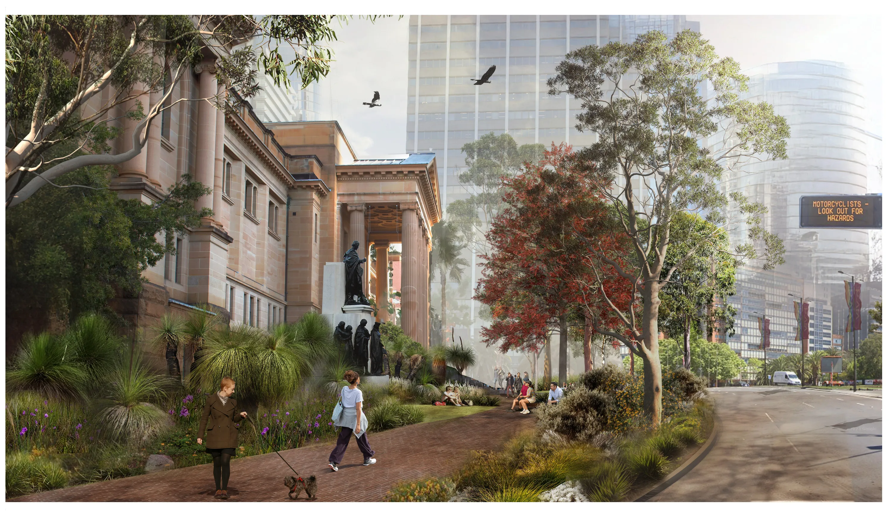 Redner image of the State Library of NSW