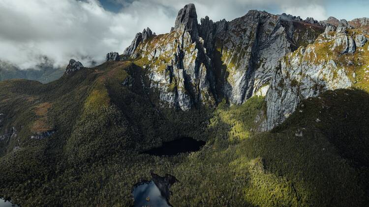 Mountain with greenery