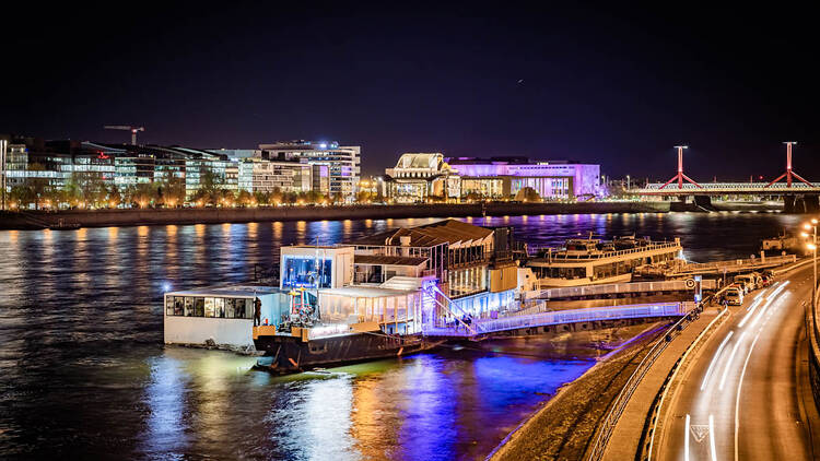 A38 Boat at night, Budapest