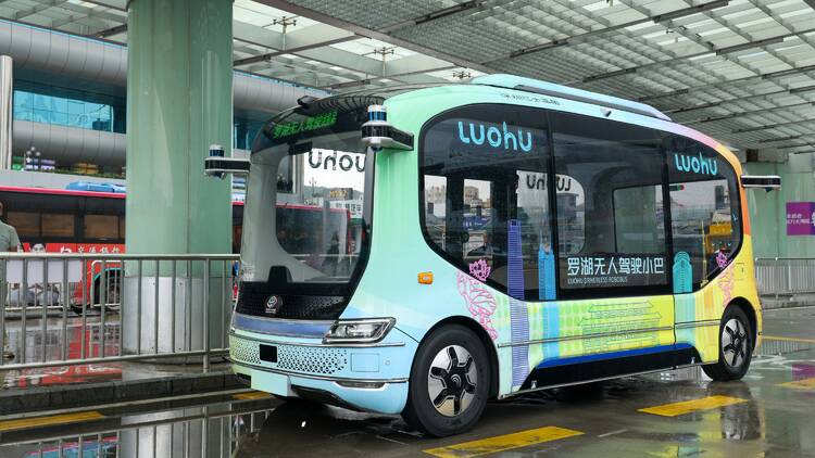 Shenzhen WeRide driverless bus Robobus