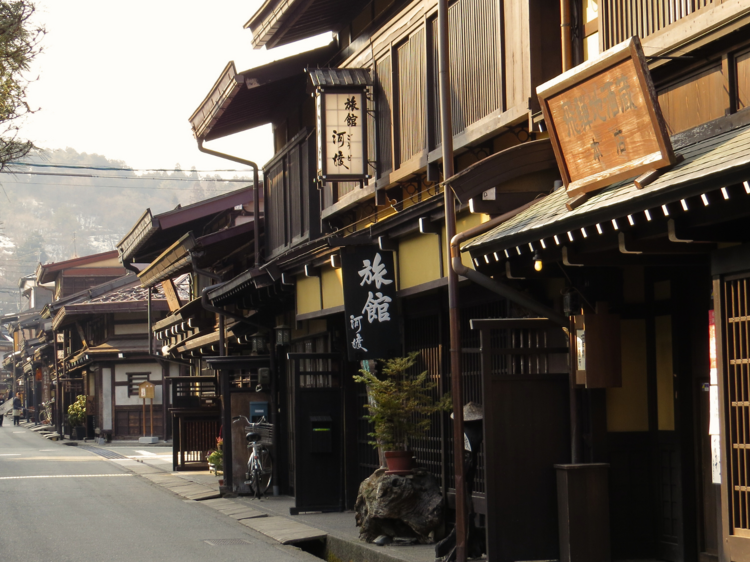 Stroll along riverside sake breweries in Takayama’s old town