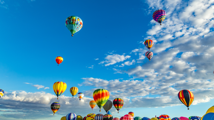 Eyes to the sky at the Saga International Balloon Fiesta