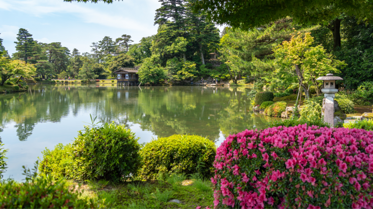 Stroll through the breathtaking Kenrokuen garden