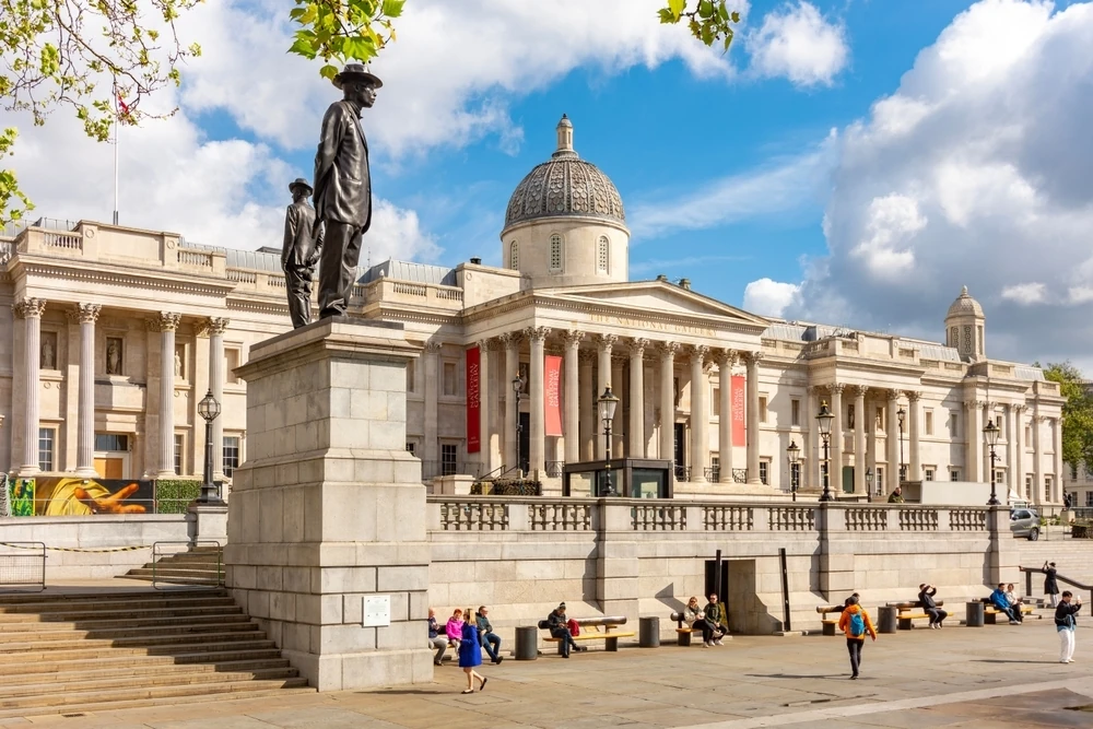 The National Gallery in London, fourth plinth
